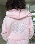 Claudia Dean Rosewater Zip Hoodie