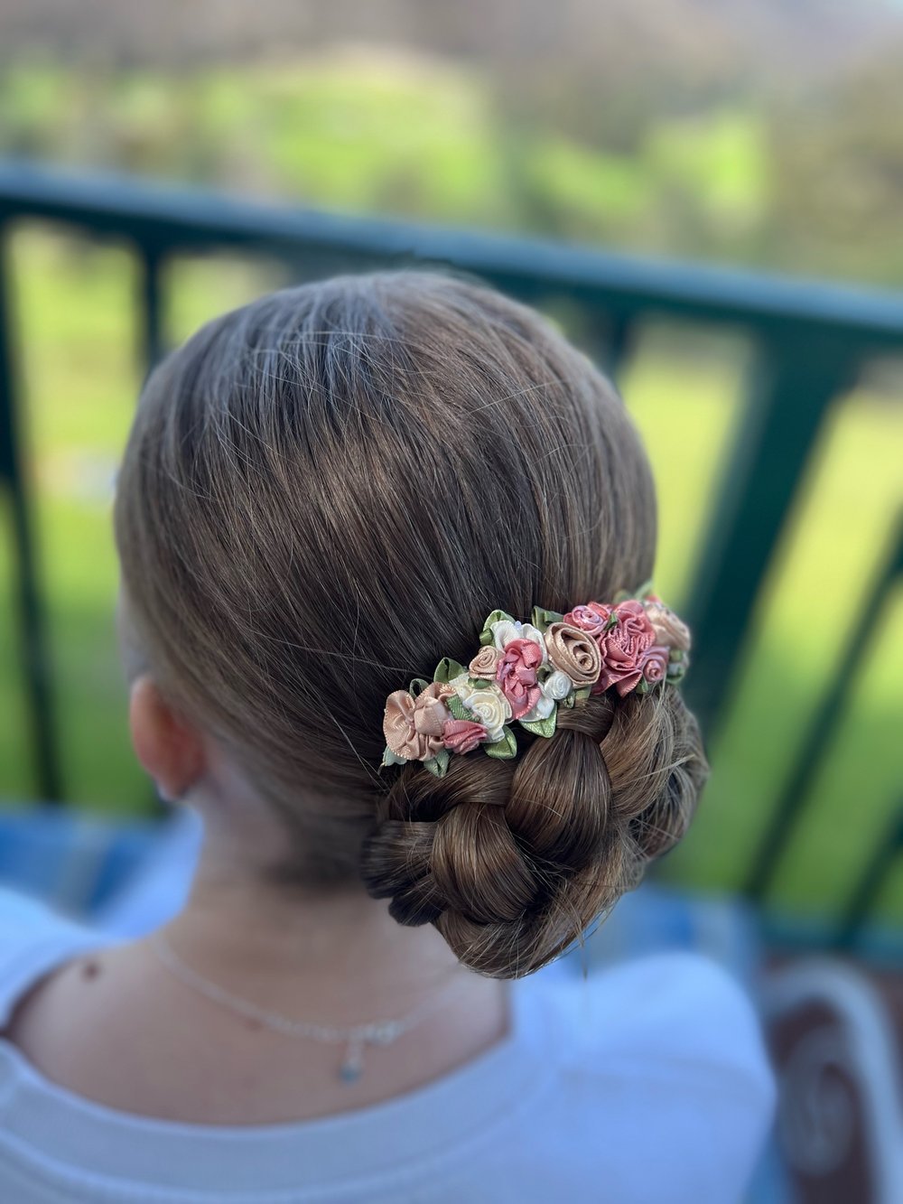 Ballerina Bun Blossoms Angel Pins