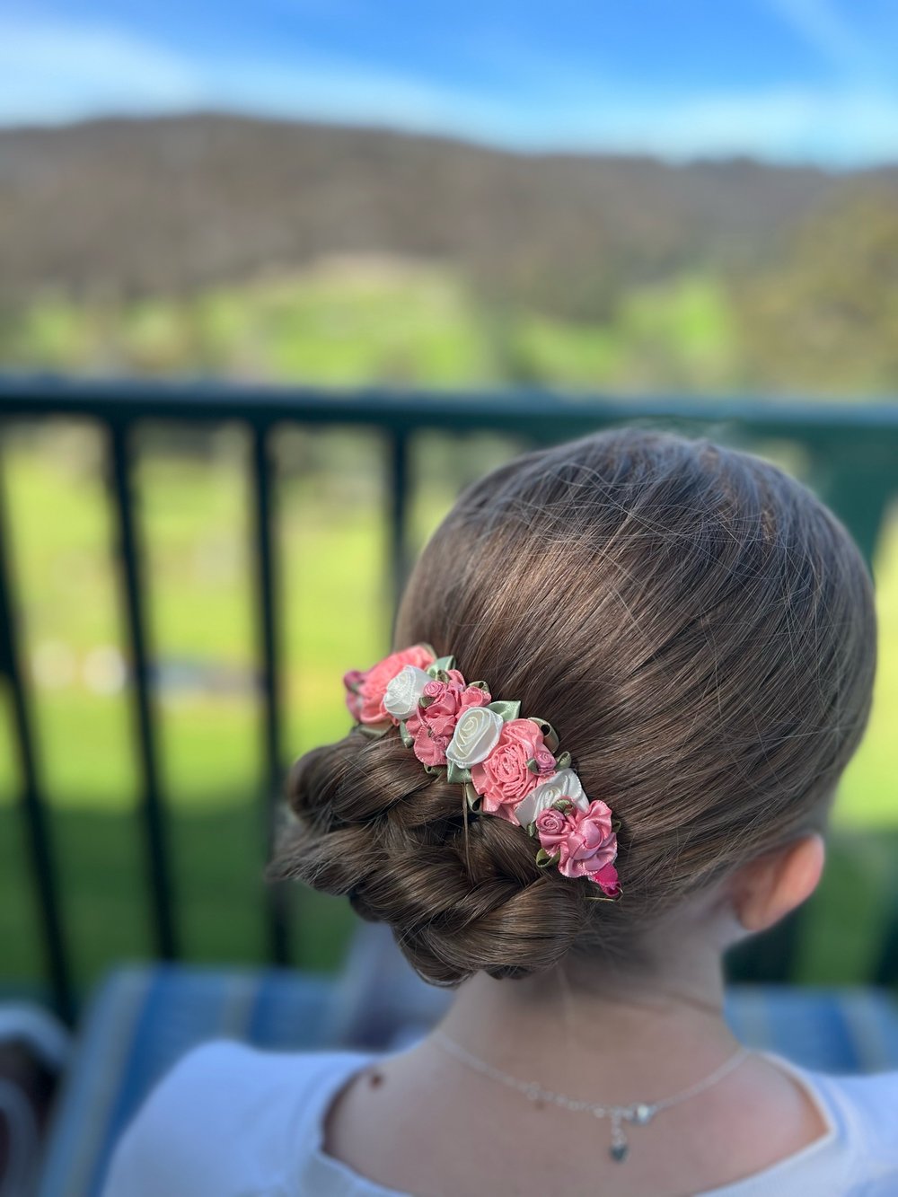 Ballerina Bun Blossoms Angel Pins