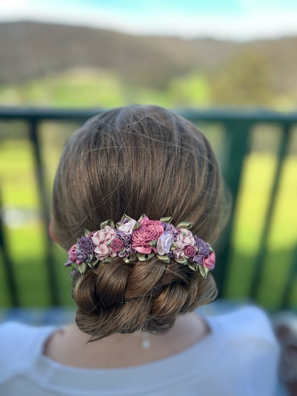 Ballerina Bun Blossoms Angel Pins